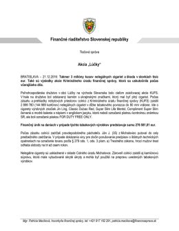 Tlačová správa na stiahnutie