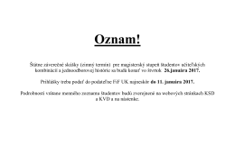 Oznam!