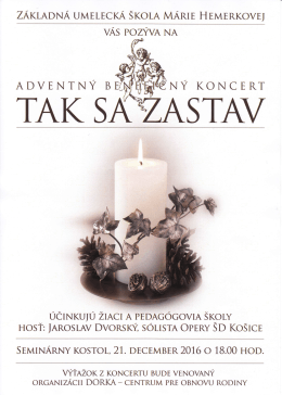 Adventný benefičný koncert ()