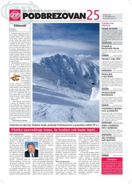 Podbrezovan 25/2016