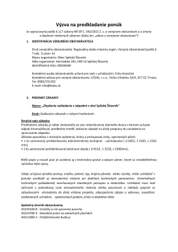 Výzva - Spišský Štiavnik