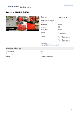 Robot ABB IRB 2400