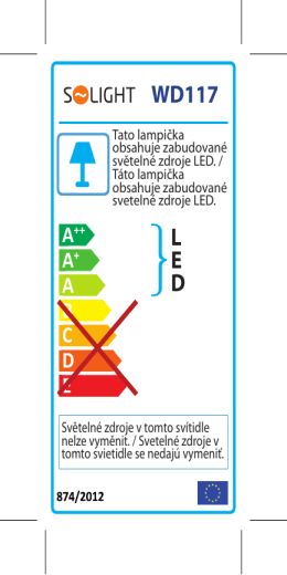 wd117 ener štítek - SOLIGHT E-shop