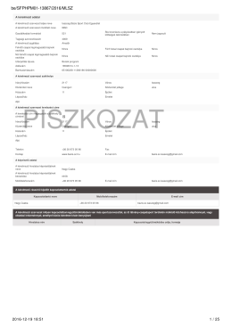Sportfejleszt&eacute;si Program