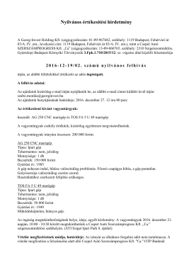 Csepel Aut&oacute; Szersz&aacute;mprogress Kft. &ldquo;f.a.&rdquo; - Georg