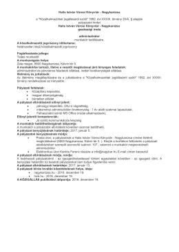 adminisztr&aacute;tor - Halis Istv&aacute;n V&aacute;rosi K&ouml;nyvt&aacute;r