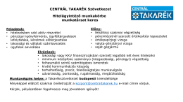 Hitel&uuml;gyint&eacute;ző Budapest