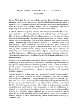 Bényei Miklós - Kovács Máté Alapítvány