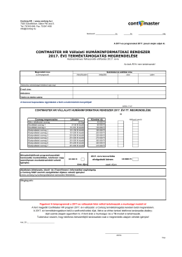 ContMaster HR (v&aacute;llalati)