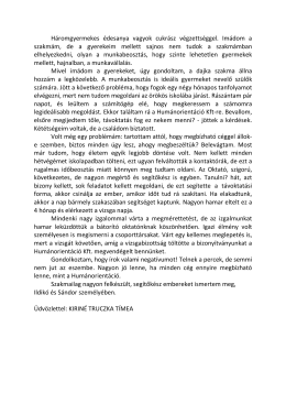 Tímea - Humánorientáció Kft