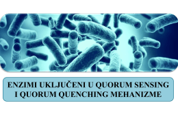 Enzimi uključeni u quorum-sensing i quorum