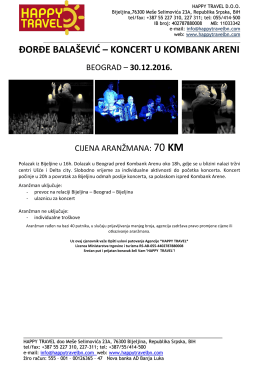 đorđe balašević – koncert u kombank areni