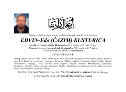 EDVIN-Edo (ĆAZIM) KUSTURICA