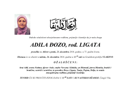 ADILA ĐOZO, rođ. LIGATA