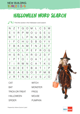 halloween word search