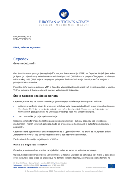 Cepedex, dexmedetomidine - European Medicines Agency