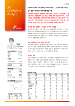 중국 영유아 화장품 시장 성장에 따른 수혜