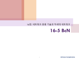 BcN의 개념 및 특성 (1)