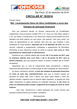 CIRCULAR N     19_2016 - Ativo Imobilizado e Extratos de