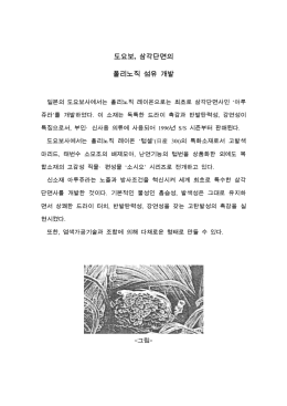 도요보, 삼각단면의 폴리노직 섬유 개발