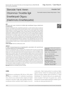 Hashimoto Ensefalopatisi