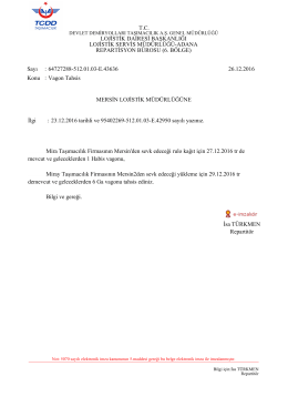 26.12.2016 - TCDD 6. B&ouml;lge