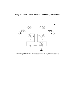 G&uuml;&ccedil; MOSFET`leri II