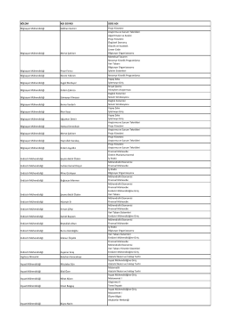 B&Ouml;L&Uuml;M ADI SOYADI DERS ADI Bilgisayar M&uuml;hendisliği G&ouml;khan