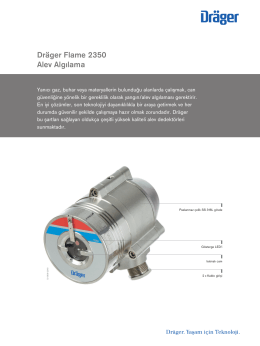 Ürün bilgisi: Dräger Flame 2350