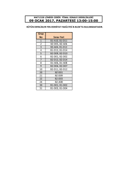 MAT1320 Lineer Cebir