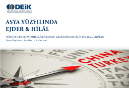 Hedef 2. Türkiye`nin Çin`den ithalatında Türkiye ekonomisine