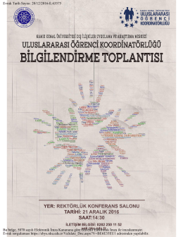 Evrak Tarih Sayısı: 20/12/2016-E.63575 Bu belge, 5070 sayılı