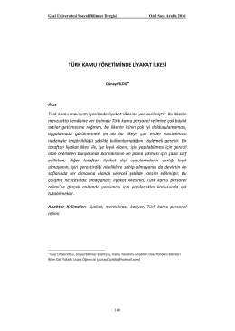 Tam Metin - Sosyal Bilimler Dergisi