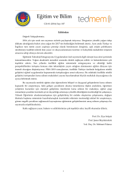 Eğitim ve Bilim
