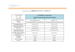 Liman/ Service point: BORUSAN (LIMANI / TERMINAL)