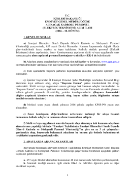 Emniyet Genel Müdürlüğü Elektrik Teknisyeni Alım İlanı ve Detaylar