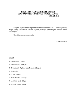 eskişehir b&uuml;y&uuml;kşehir belediyesi senfoni orkestrası şube