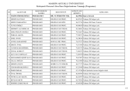 Programcı - Mardin Artuklu Üniversitesi