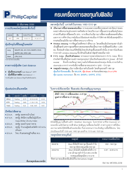 23 ธันวาคม 2559 ตลาดหุ  นวันนี้: แกว  งตัวในกรอบ 1490