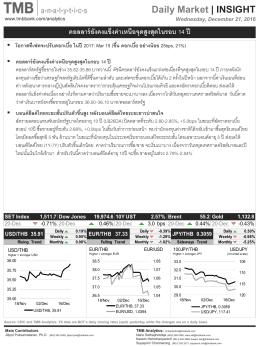 TMB Daily Market Insight