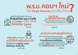 Info Graphic พ.ร.บ. คอมพิวเตอร์ฯ ใหม่ ไม่มี Single