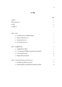 สารบัญภาพ