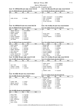 1Start List