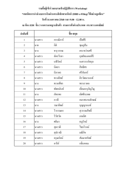 ล ำดับที่ ชื่อ-สกุล