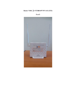 Router VDSL รุ่น NT3BB-4PVWN