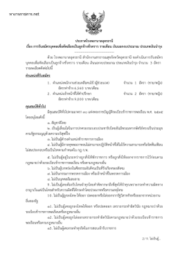 ประกาศรับสมัคร