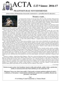zpravodaj jindřichohradeckého proboštství