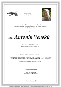 parte - Pohřebn&iacute; služba Přerov