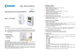 Překlad 1391580 - Termostat Renkforce RS2W