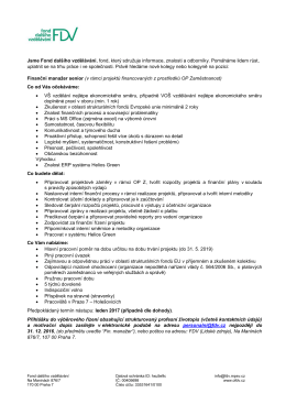 Finančn&iacute; manažer